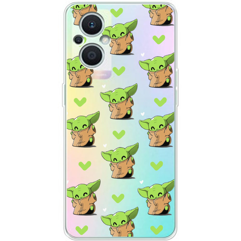 Прозрачный чехол BoxFace OPPO Reno 7 Lite 5G Pattern Baby Yoda