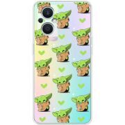 Прозрачный чехол BoxFace OPPO Reno 7 Lite 5G Pattern Baby Yoda