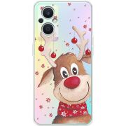 Прозрачный чехол BoxFace OPPO Reno 7 Lite 5G Winter Deer