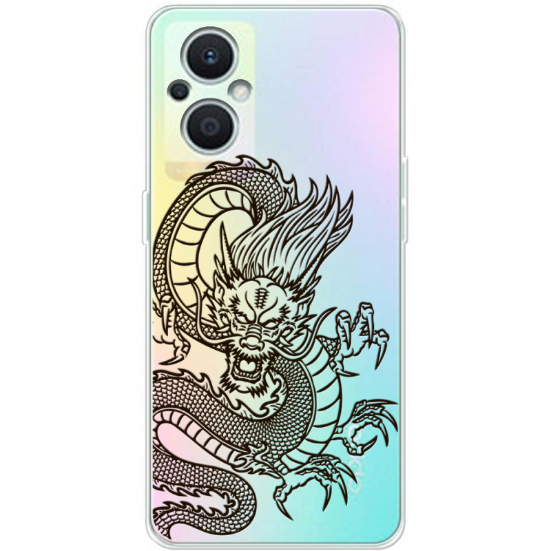 Прозрачный чехол BoxFace OPPO Reno 7 Lite 5G Chinese Dragon