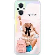 Прозрачный чехол BoxFace OPPO Reno 7 Lite 5G Travel Girl