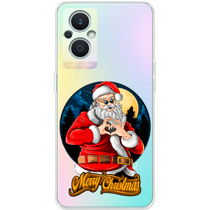 Прозрачный чехол BoxFace OPPO Reno 7 Lite 5G Cool Santa