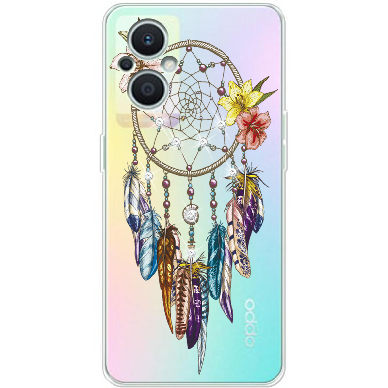 Чехол со стразами OPPO Reno 7 Lite 5G Dreamcatcher