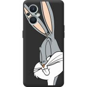 Черный чехол BoxFace OPPO Reno 7 Lite 5G Lucky Rabbit