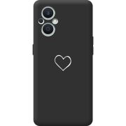 Черный чехол BoxFace OPPO Reno 7 Lite 5G My Heart