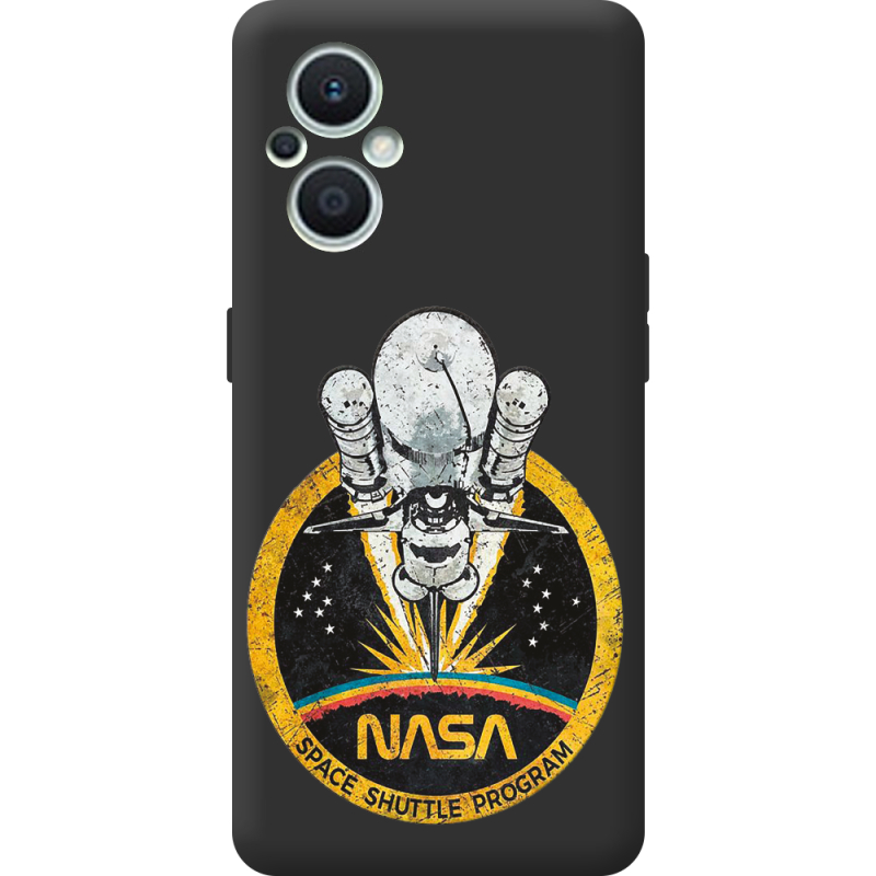 Черный чехол BoxFace OPPO Reno 7 Lite 5G NASA Spaceship