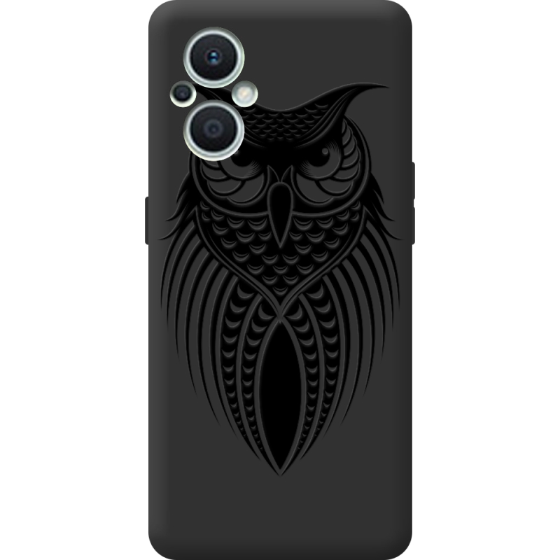 Черный чехол BoxFace OPPO Reno 7 Lite 5G Owl