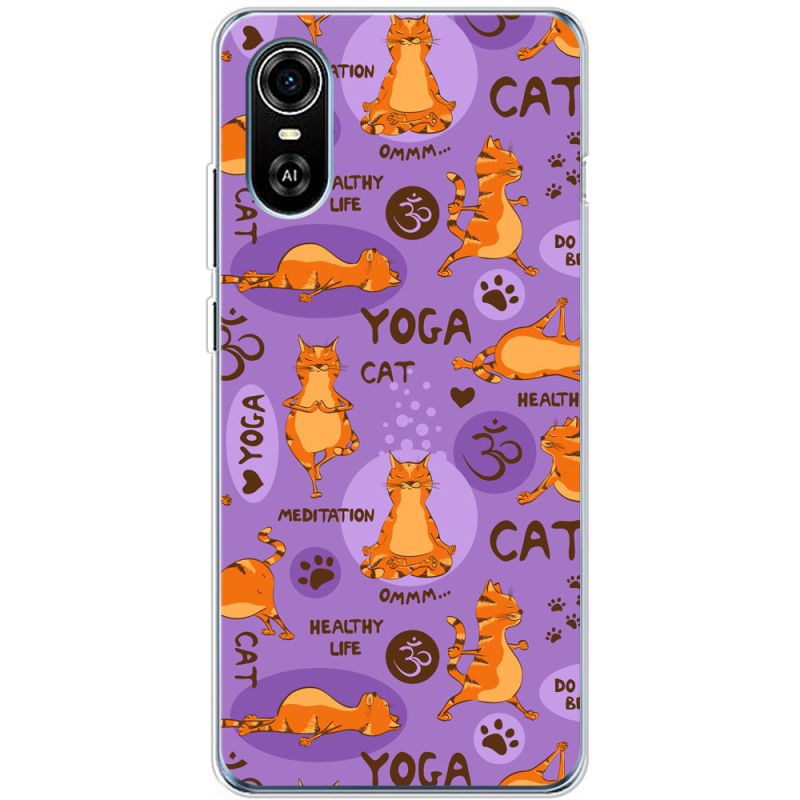 Чехол BoxFace ZTE Blade A31 Plus Yoga Cat