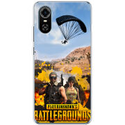 Чехол BoxFace ZTE Blade A31 Plus Pubg parachute