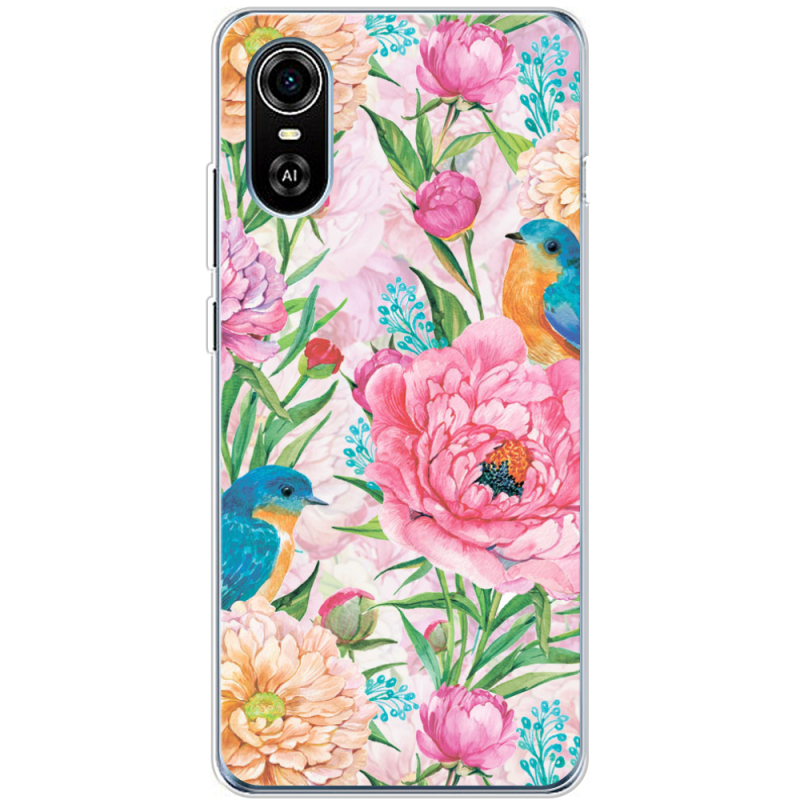 Чехол BoxFace ZTE Blade A31 Plus Birds in Flowers