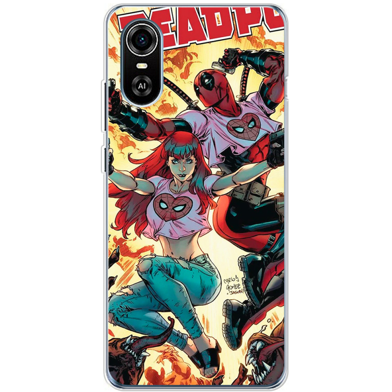 Чехол BoxFace ZTE Blade A31 Plus Deadpool and Mary Jane