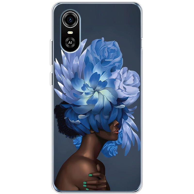 Чехол BoxFace ZTE Blade A31 Plus Exquisite Blue Flowers