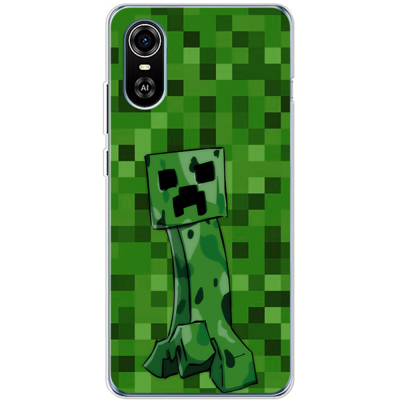 Чехол BoxFace ZTE Blade A31 Plus Minecraft Creeper