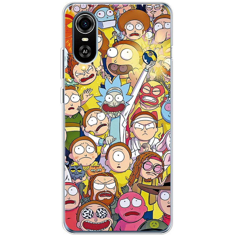 Чехол BoxFace ZTE Blade A31 Plus Rick and Morty