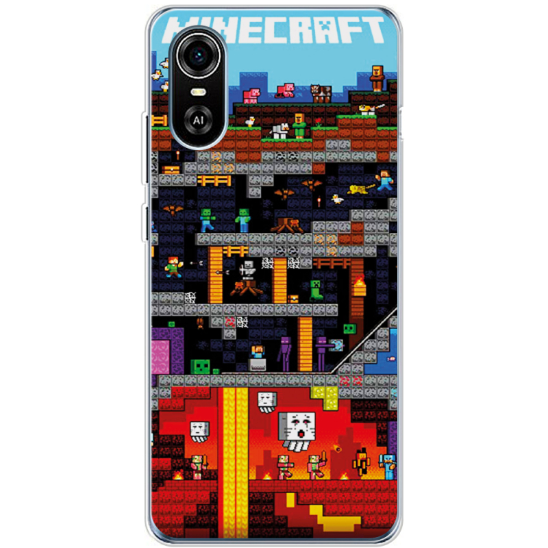 Чехол BoxFace ZTE Blade A31 Plus Minecraft Lode Runner