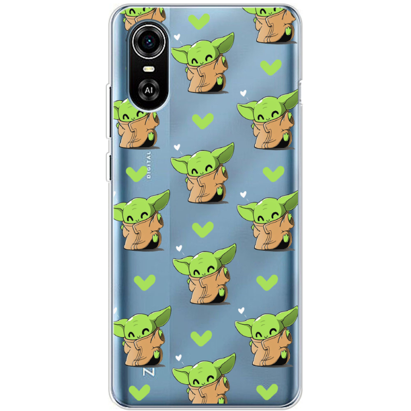 Прозрачный чехол BoxFace ZTE Blade A31 Plus Pattern Baby Yoda