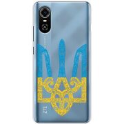 Прозрачный чехол BoxFace ZTE Blade A31 Plus Gold Trident