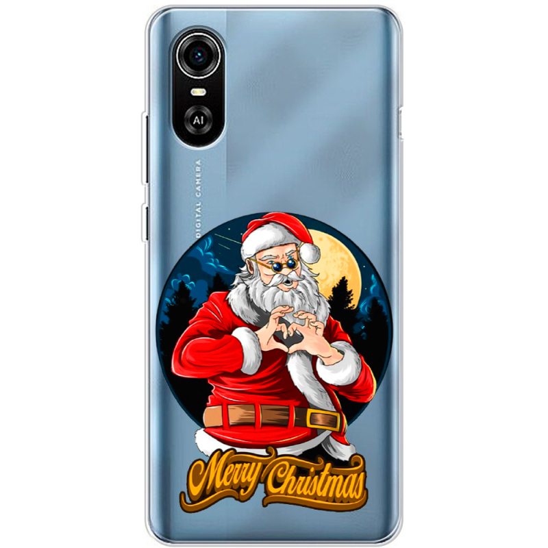 Прозрачный чехол BoxFace ZTE Blade A31 Plus Cool Santa