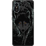 Черный чехол BoxFace ZTE Blade A31 Plus Wolf