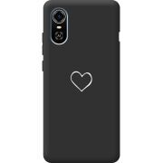 Черный чехол BoxFace ZTE Blade A31 Plus My Heart