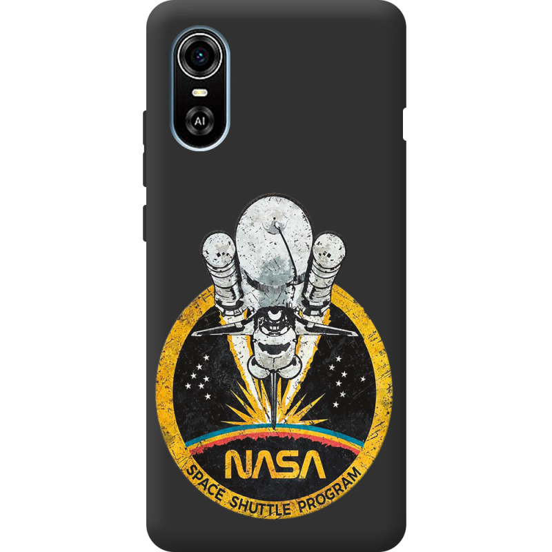 Черный чехол BoxFace ZTE Blade A31 Plus NASA Spaceship