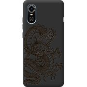 Черный чехол BoxFace ZTE Blade A31 Plus Chinese Dragon