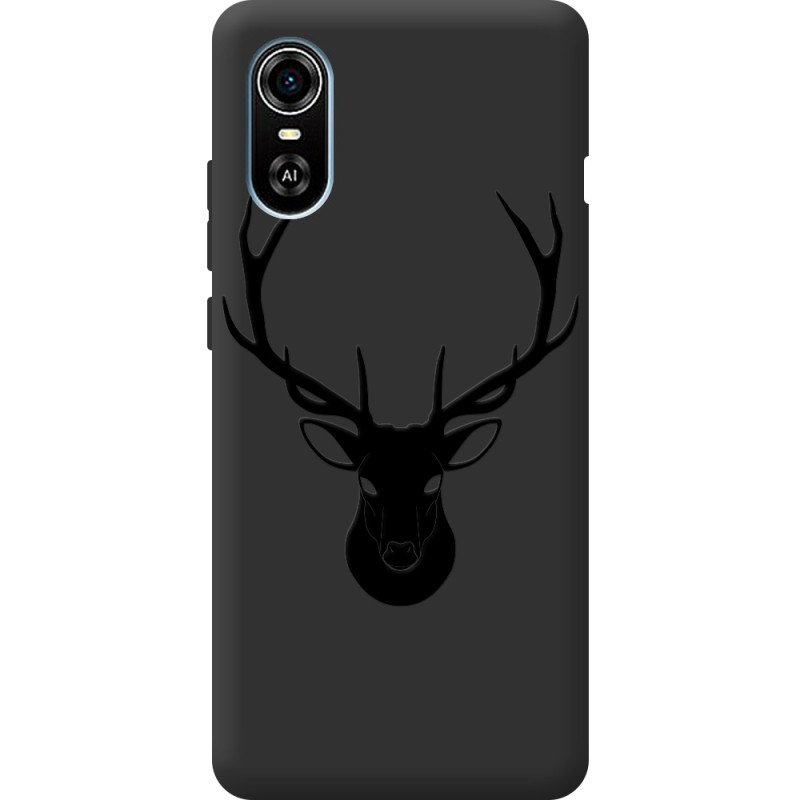 Черный чехол BoxFace ZTE Blade A31 Plus Deer