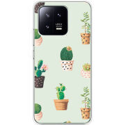 Чехол BoxFace Xiaomi 13 L-green Cacti