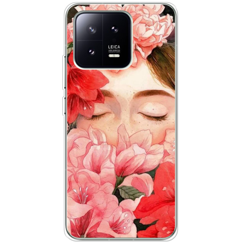 Чехол BoxFace Xiaomi 13 Girl in Flowers