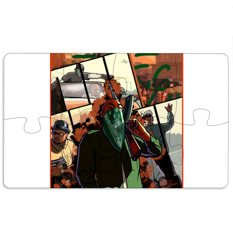 Магнитные фотопазлы 110 на 65 GTA San Andreas