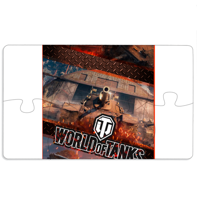 Магнитные фотопазлы 110 на 65 World Of Tanks