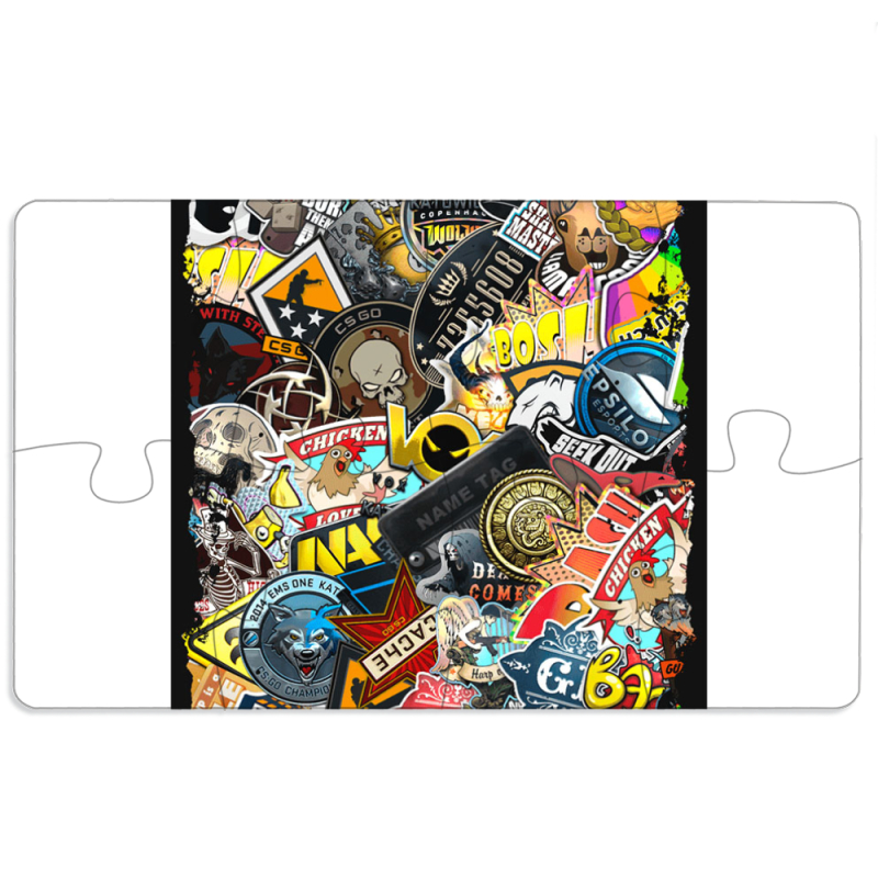 Магнитные фотопазлы 110 на 65 CS:Go Stickerbombing
