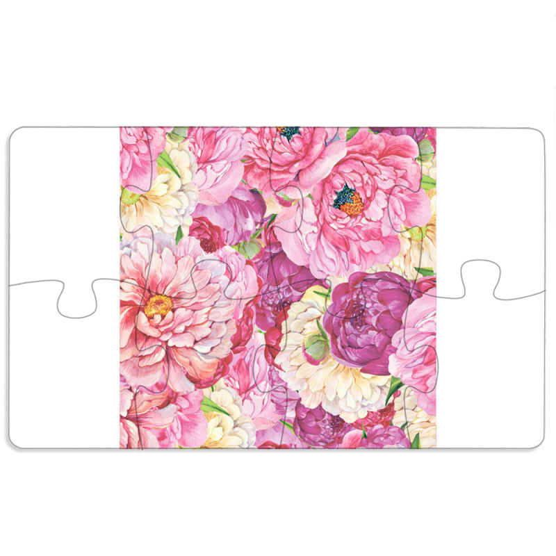 Магнитные фотопазлы 110 на 65 Pink Peonies
