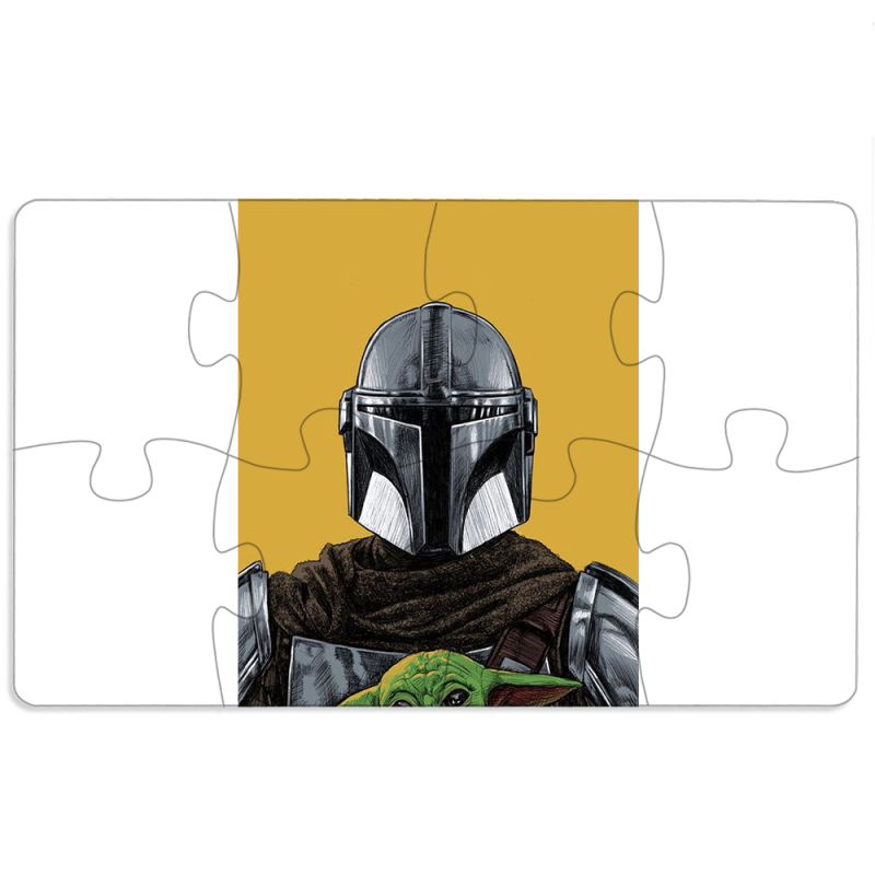 Магнитные фотопазлы 110 на 65 Маленький Йода