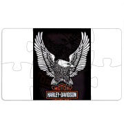 Магнитные фотопазлы 110 на 65 Harley Davidson and eagle