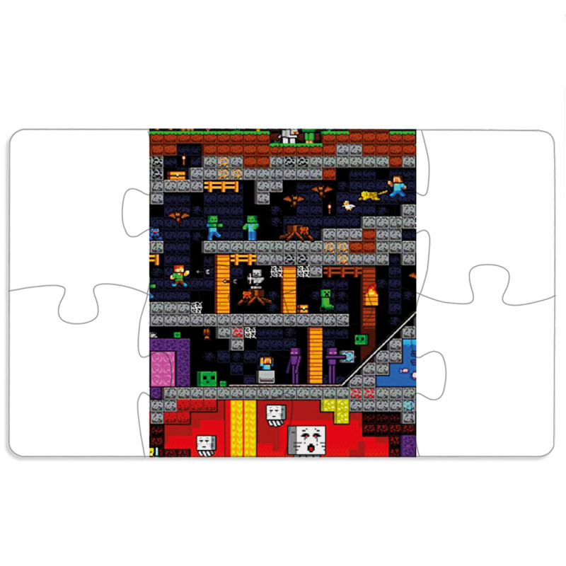 Магнитные фотопазлы 110 на 65 Minecraft Lode Runner