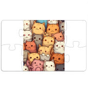 Магнитные фотопазлы 110 на 65 Котики муркотики