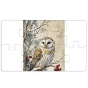 Магнитные фотопазлы 110 на 65 Christmas Owl