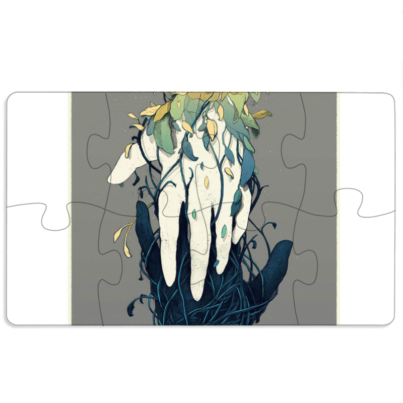 Магнитные фотопазлы 110 на 65 Natures Hands