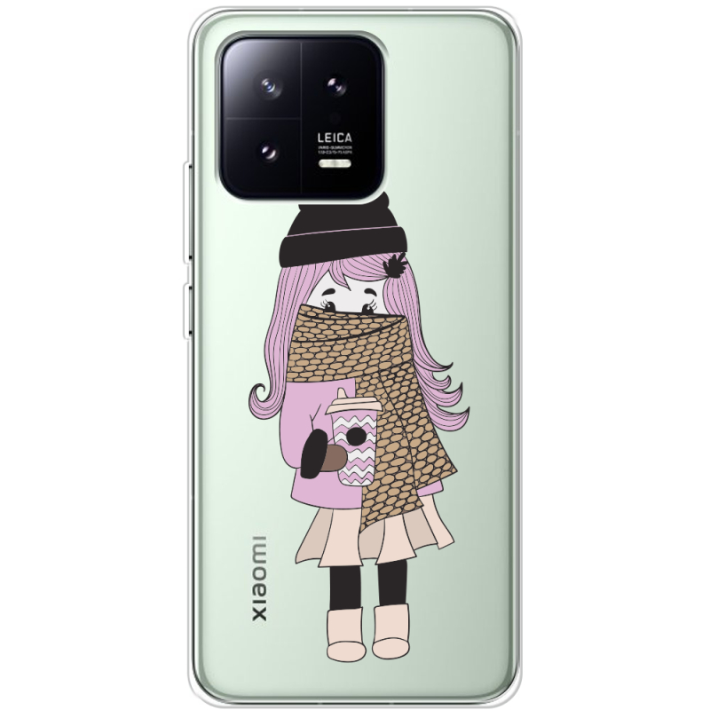 Прозрачный чехол BoxFace Xiaomi 13 Winter Morning Girl