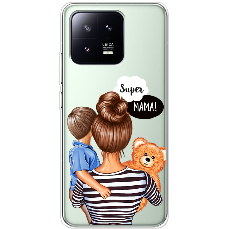 Прозрачный чехол BoxFace Xiaomi 13 Super Mama and Son