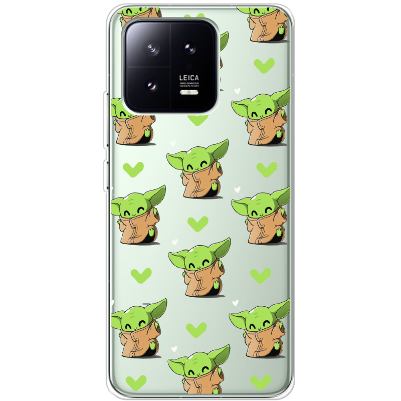 Прозрачный чехол BoxFace Xiaomi 13 Pattern Baby Yoda