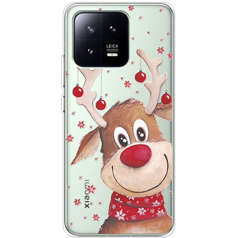 Прозрачный чехол BoxFace Xiaomi 13 Winter Deer