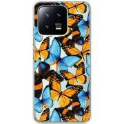 Прозрачный чехол BoxFace Xiaomi 13 Butterfly Morpho