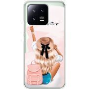 Прозрачный чехол BoxFace Xiaomi 13 Travel Girl