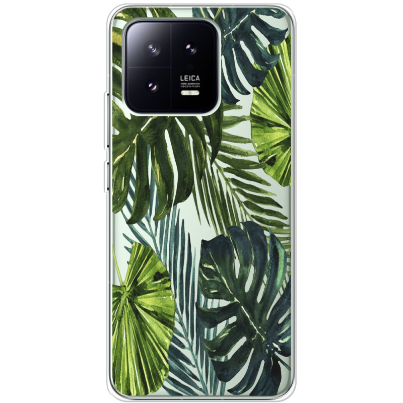 Прозрачный чехол BoxFace Xiaomi 13 Palm Tree