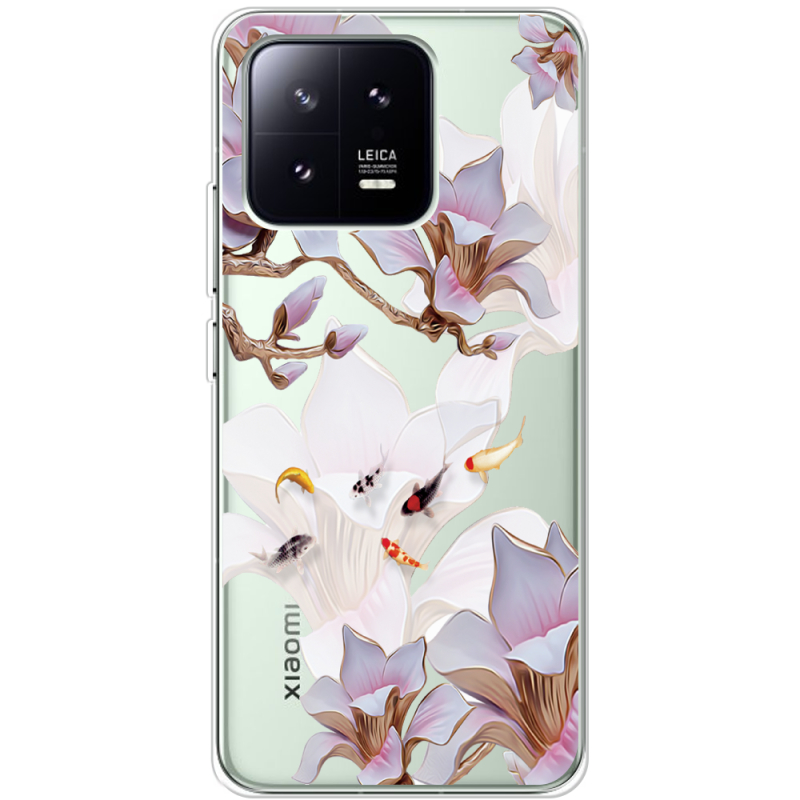 Прозрачный чехол BoxFace Xiaomi 13 Chinese Magnolia