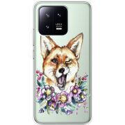 Прозрачный чехол BoxFace Xiaomi 13 Winking Fox