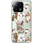 Прозрачный чехол BoxFace Xiaomi 13 Cotton and Rabbits