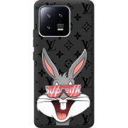 Черный чехол BoxFace Xiaomi 13 looney bunny